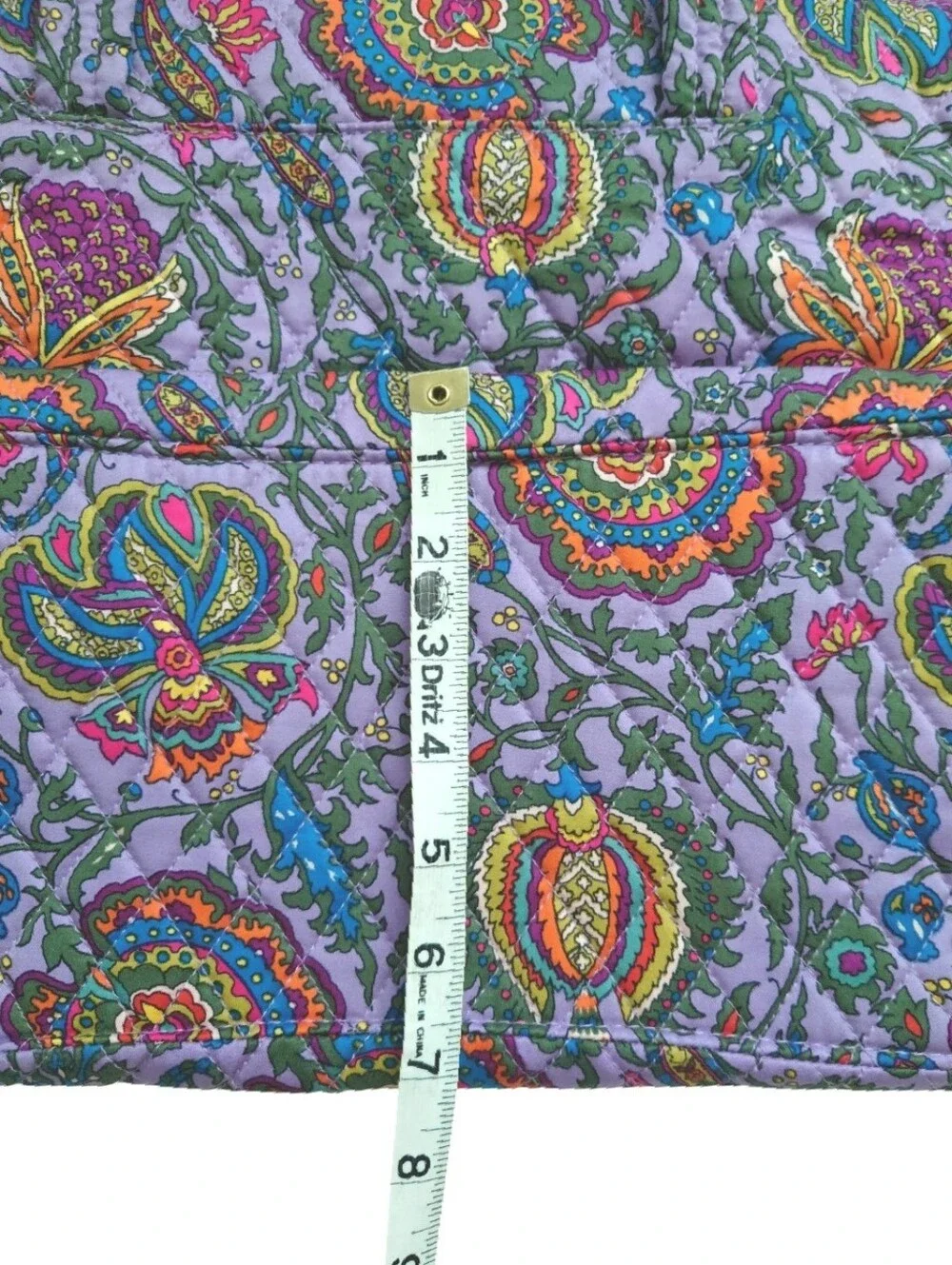 Vera Bradley Woodhill Shoulder Bag Tote Marrakesh Premium Quilted Cotton New